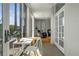 Bright patio with a view to the living area, lots of light and views at 130 26Th Nw St # 415, Atlanta, GA 30309