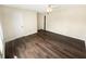 Bedroom featuring hardwood floors, neutral walls, ceiling fan and a closet at 1805 Ashborough Se Cir # H, Marietta, GA 30067