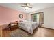 Comfortable bedroom featuring warm light at 273 Hardwood Ln, Lawrenceville, GA 30044
