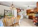Open kitchen with lots of countertop space and dining area at 273 Hardwood Ln, Lawrenceville, GA 30044