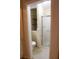 Bathroom with shower and toilet nook features neutral walls and tiled flooring at 618 Old Doss Dr, Canton, GA 30115