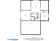 Detailed floorplan showcasing the layout of the upper level, with bedrooms, attic, sitting room, and bathroom at 2003 Haley Walk, Woodstock, GA 30188