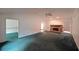 Spacious living room featuring a brick fireplace and lots of natural light at 251 Lambeth Dr, Hiram, GA 30141