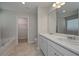 Bathroom featuring double vanity, and walk-in closet at 48 Beaver Pt, Villa Rica, GA 30180