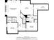 Basement floor plan showing the layout of the recreation room, bedroom, bathroom, utility and storage areas at 6009 Castleton Mnr, Cumming, GA 30041