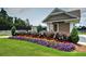 Well-maintained pavilion and colorful landscaping enhance the community amenity at 6009 Castleton Mnr, Cumming, GA 30041