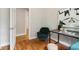 Well decorated home office with a desk, comfortable seating, and a view to the outdoors at 34 Clifton Se St, Atlanta, GA 30317