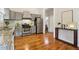 Well-appointed kitchen featuring stainless steel appliances, sleek countertops, and hardwood flooring at 34 Clifton Se St, Atlanta, GA 30317