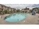Inviting community pool showcasing ample lounge space, with building in background and pristine waters at 351 Gaines St, Marietta, GA 30060