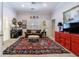Cozy bedroom featuring an ornate rug, comfortable seating and an oriental chest with lamps, creating a relaxing space at 4470 Crestwicke Pointe, Atlanta, GA 30319