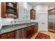 Stylish kitchen counter with granite countertops, stainless steel appliances, and custom cabinetry at 4470 Crestwicke Pointe, Atlanta, GA 30319