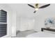 Bedroom with a large window and closet at 845 Heritage Dr, Stone Mountain, GA 30088