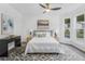Main bedroom with a large window and desk at 845 Heritage Dr, Stone Mountain, GA 30088