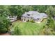 An aerial view of this beautiful estate home with a large yard at 22 Mount Paran Rd, Atlanta, GA 30327
