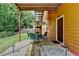 Cozy patio with outdoor seating, perfect for enjoying the backyard and outdoor activities, and relaxing with friends and Gathering at 2694 Sterling Dr, Lawrenceville, GA 30043
