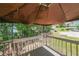 Deck features a shaded gazebo, and a view of the yard, street and neighborhood at 900 Mill Stone Dr, Marietta, GA 30062