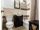 Bathroom featuring a tiled shower and modern vanity at 215 Piedmont Ne Ave # 507, Atlanta, GA 30308