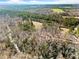 Aerial view of a beautiful wooded property, revealing a blend of trees, open land, and stunning natural scenery at 500 Nolan Rd, Carrollton, GA 30116