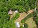 Aerial view of the house and surrounding property at 500 Nolan Rd, Carrollton, GA 30116
