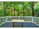 Wooden deck framed by trees at 3382 Habersham Rd, Atlanta, GA 30305