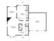 Detailed floor plan showcasing the layout of the first floor, including the kitchen and Gathering room at 7113 Ambercrest Ct, Austell, GA 30168
