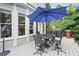 Outdoor deck with patio furniture and an umbrella, ideal for enjoying the outdoors in comfort and style at 1974 Mason Mill Rd, Decatur, GA 30033