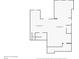 Unfinished basement layout showing dimensions and stair location, awaiting your personal touch at 6830 Heard Ln, Cumming, GA 30041