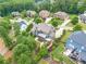 An aerial shot displays community homes with mature landscaping and a well-maintained neighborhood at , Cumming, GA 30041