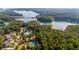 An aerial view of the St. Michael's Bay community, showcasing its natural beauty and amenities at , Cumming, GA 30041