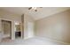 Well-lit bedroom featuring neutral walls, plush carpet, and multiple doorways for easy access at , Cumming, GA 30041
