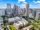 Stunning aerial view of the city, highlighting the property's proximity to urban amenities at 1421 Peachtree Ne St # 304, Atlanta, GA 30309