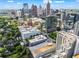 Expansive aerial view of the property showcasing its prime location and city skyline at 1421 Peachtree Ne St # 304, Atlanta, GA 30309