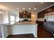 Modern kitchen featuring granite countertops and stainless steel appliances at 2522 Bear Mountain St, Lithonia, GA 30058