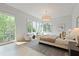 Bright main bedroom with large windows, sitting area, area rug, and stylish decor at 27 Maddox Ne Dr, Atlanta, GA 30309