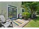 Outdoor patio with seating and BBQ area at 576 Fraser Se St, Atlanta, GA 30312