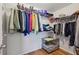 Walk-in closet with metal shelving for ample storage space at 576 Fraser Se St, Atlanta, GA 30312