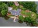 Beautiful waterfront property features manicured lawn, private dock, and lush mature trees at 3125 Cardinal Lake Cir, Duluth, GA 30096
