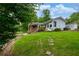 Charming backyard with a wooden deck, lush lawn, and access to the waterfront at 3125 Cardinal Lake Cir, Duluth, GA 30096
