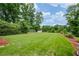 Well-maintained backyard featuring a spacious lawn and manicured landscaping, ideal for relaxation at 3125 Cardinal Lake Cir, Duluth, GA 30096