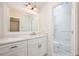 Bright bathroom with a modern vanity, stylish fixtures, and a shower-tub combination at 3125 Cardinal Lake Cir, Duluth, GA 30096