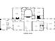 Upper-level floor plan showcasing the layout of bedrooms, bathrooms, and hallways at 3450 Ridgewood Nw Rd, Atlanta, GA 30327