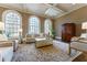A formal living room featuring large windows, hardwood floors, and neutral decor at 3450 Ridgewood Nw Rd, Atlanta, GA 30327