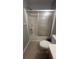 Bathroom with shower and toilet at 585 Station View Run, Lawrenceville, GA 30043