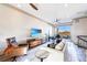 Cozy living room featuring modern decor, a comfortable seating area, and access to an outdoor rooftop deck at 661 Auburn Ne Ave # 10, Atlanta, GA 30312