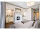 Spacious bedroom showcasing a fireplace with marble surround and decorative tile niche at 661 Auburn Ne Ave # 10, Atlanta, GA 30312