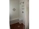 Tiled walk-in shower featuring a built-in bench and decorative accents at 1481 Pine St, Stone Mountain, GA 30087