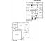 Floor plan of a two-story home with detailed room dimensions at 2709 Montie Ct, Lithia Springs, GA 30122