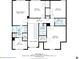 Second floor plan showing the Primary bedroom and other bedrooms with the bathrooms at 237 River Pass Ct, Dacula, GA 30019