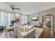 Cozy living room with contemporary decor and a large white sectional sofa at 560 Dutch Valley Ne Rd # 2207, Atlanta, GA 30324