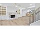 Spacious living room featuring hardwood floors, and fireplace at 3144 Corner Oak Dr, Norcross, GA 30071